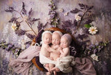 Toile de fond de photographie de bébé nouveau-né Style flou G-904