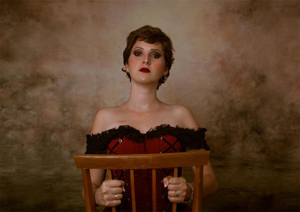 Couleurs de pêche abstraites avec fond de studio Spot plus lumineux GA-54