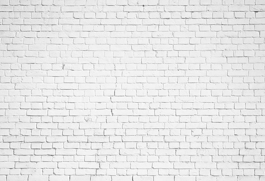 Toile De Fond De Mur De Brique Blanche Pour La Photographie Gx-1030