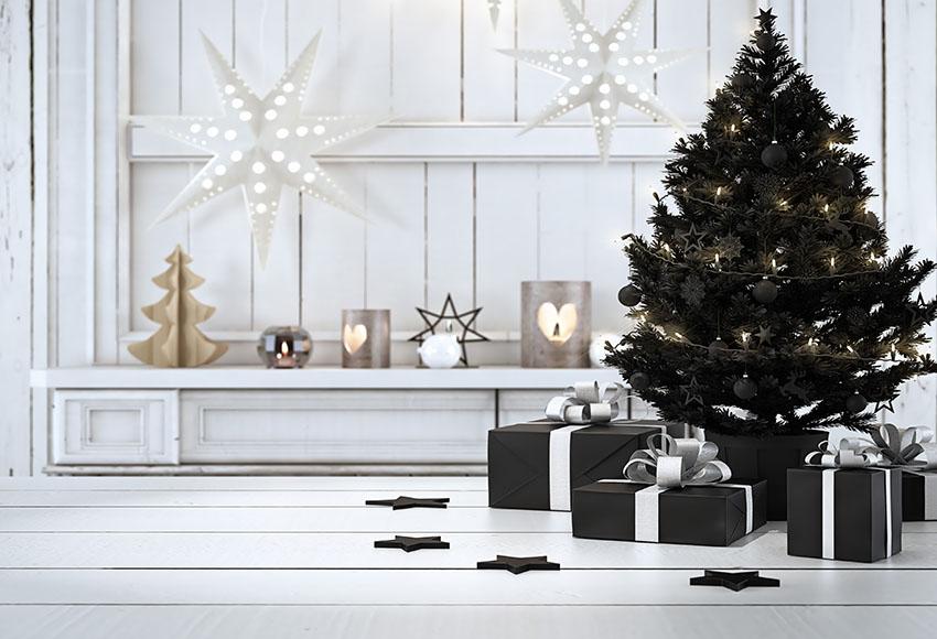 Toile De Fond D'Arbre De Noël Décor Artistique De Salle Pour Studio Photo Gx-1092