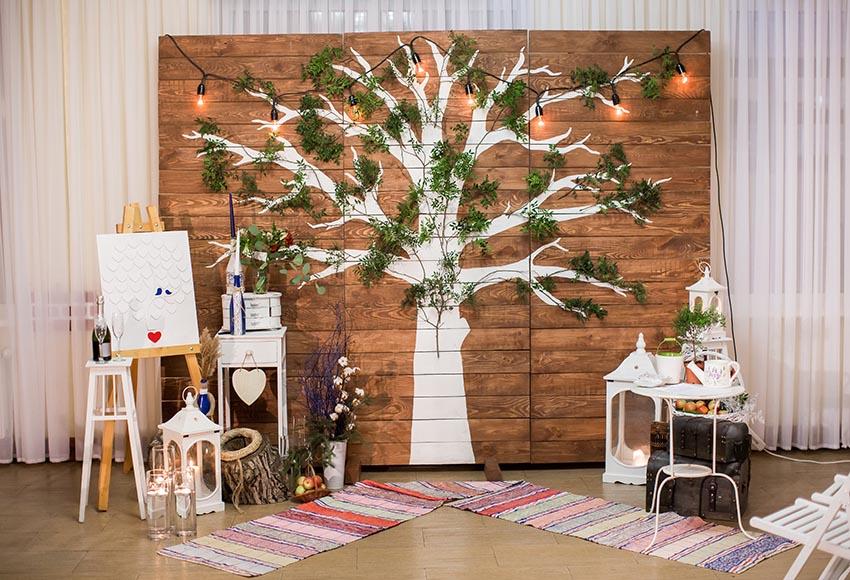 Toile De Fond De Décoration Intérieure De Panneau De Bricolage De Noël Pour L'Artiste Gx-1097