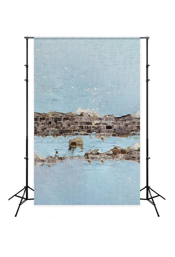 Grunge Broken Brick Wall Backdrops for Photography J03799