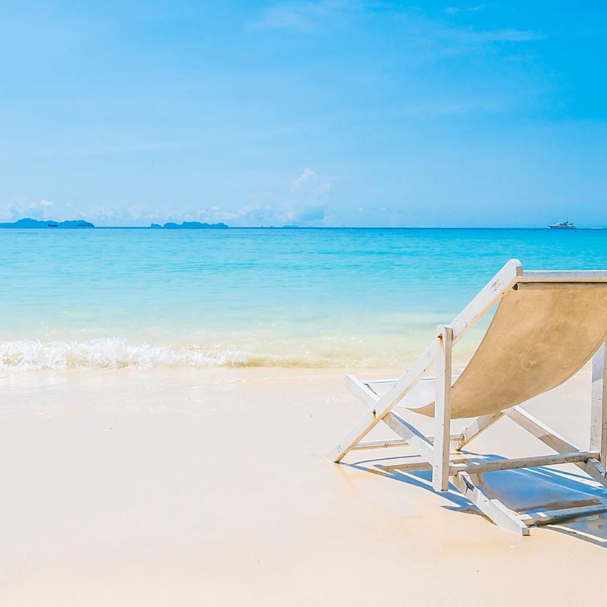 Summer Backdrops Beach Sky Blue Ocean Background J04139