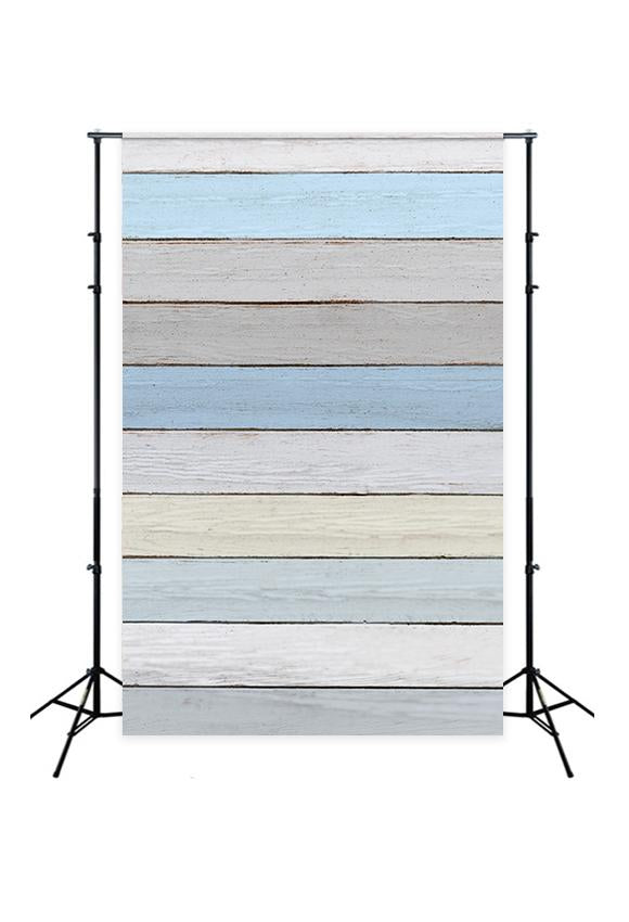 Toile de fond en bois bleu pour la photographie J04140