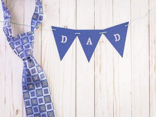 Tie Father's Day White Wood Photo Studio Backdrop KAT-52