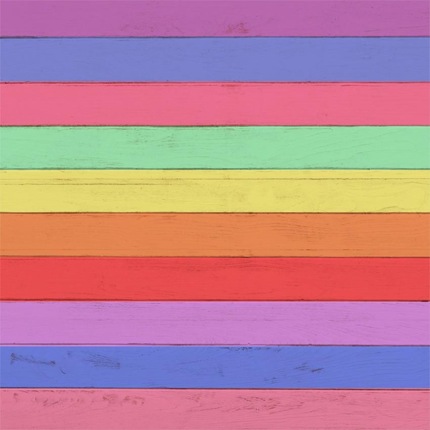 Toile de fond de photographie de mur en bois coloré LM-H00217