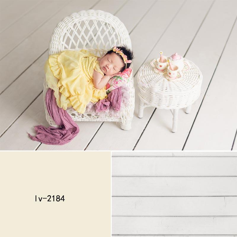 Toile De Fond En Bois Blanc Pour La Photographie Lv-2184