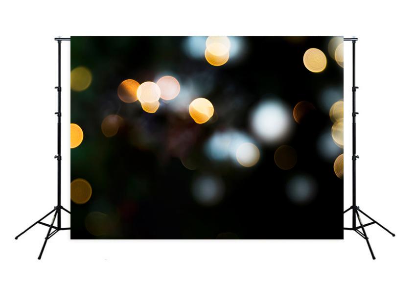 Bokeh Backdrop Lights Dark Photo Booth Background M116