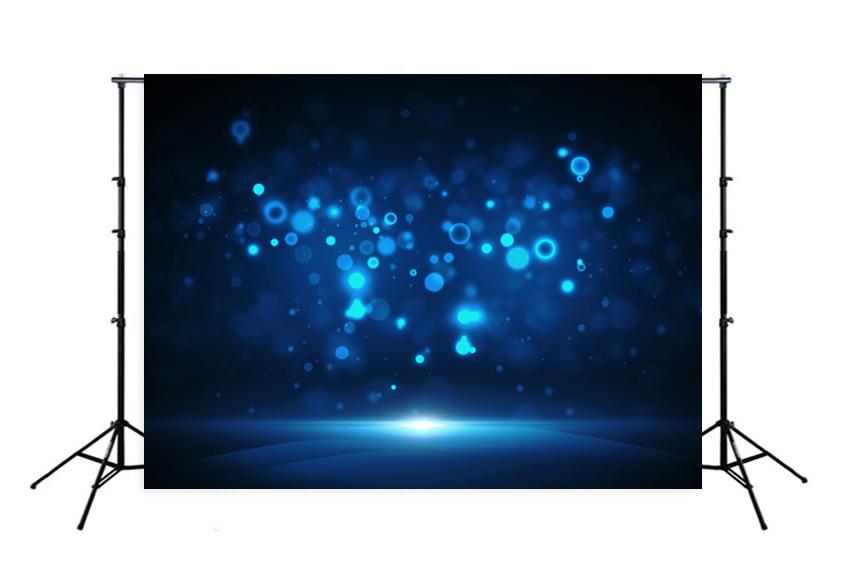Toile de fond bleu bokeh scintillant pour la photographie M155