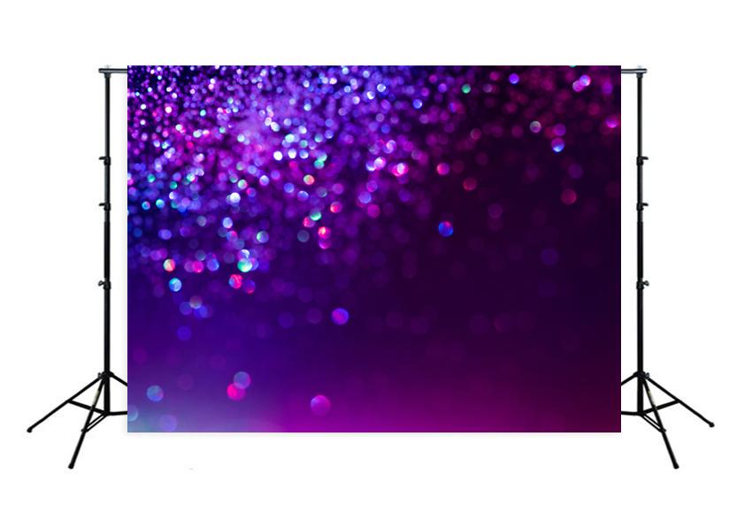 Glittering Purple Bokeh Photography Backdrop M160