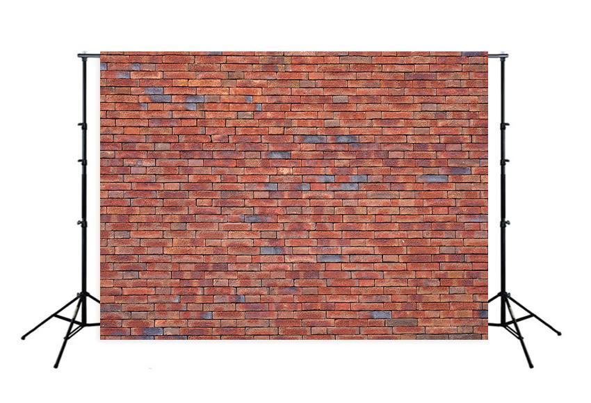 Red Vintage Brick Wall Photography Backdrop M254