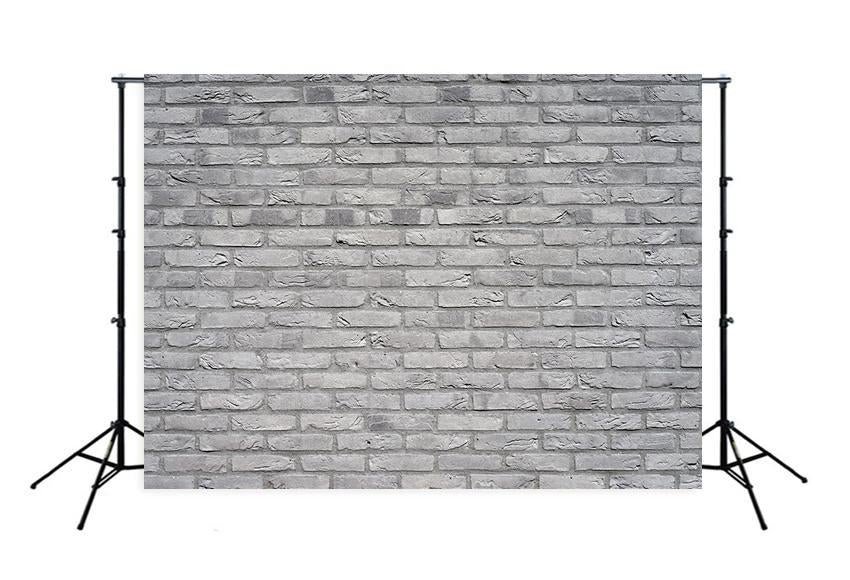 Grey Brick Wall Backdrop for Photo Booth M259