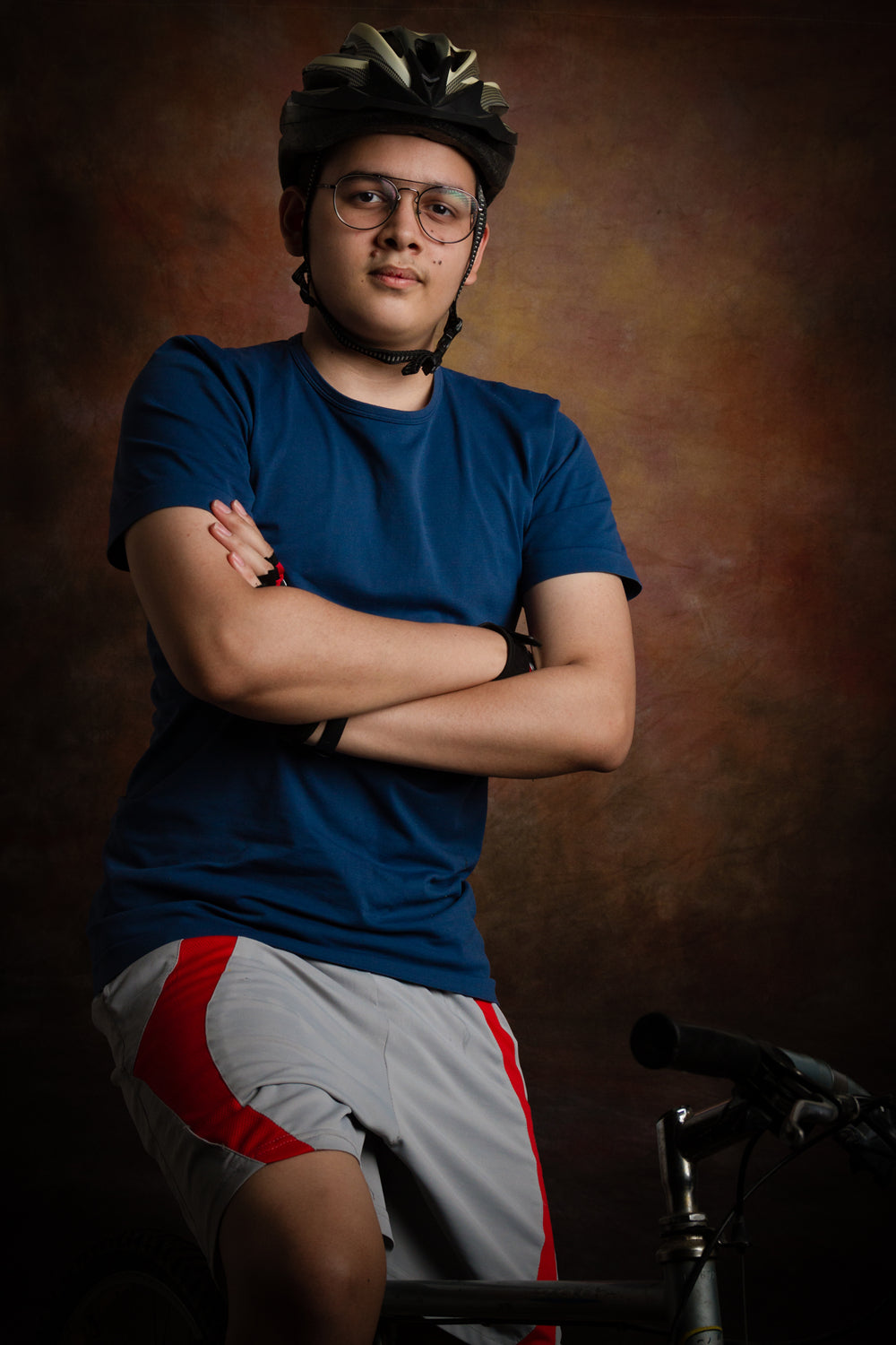 Toile de fond rouge jaune vieux maître Photo fond MR-2155