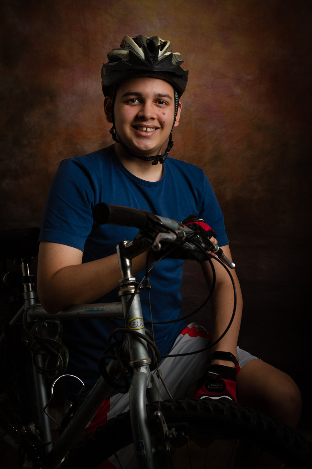 Toile de fond rouge jaune vieux maître Photo fond MR-2155