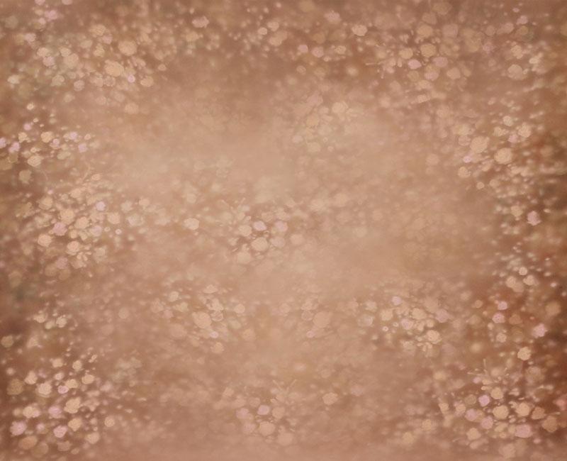 Abstract Flowers Texture Blurry Brown Backdrop for Photo Booth NB-044