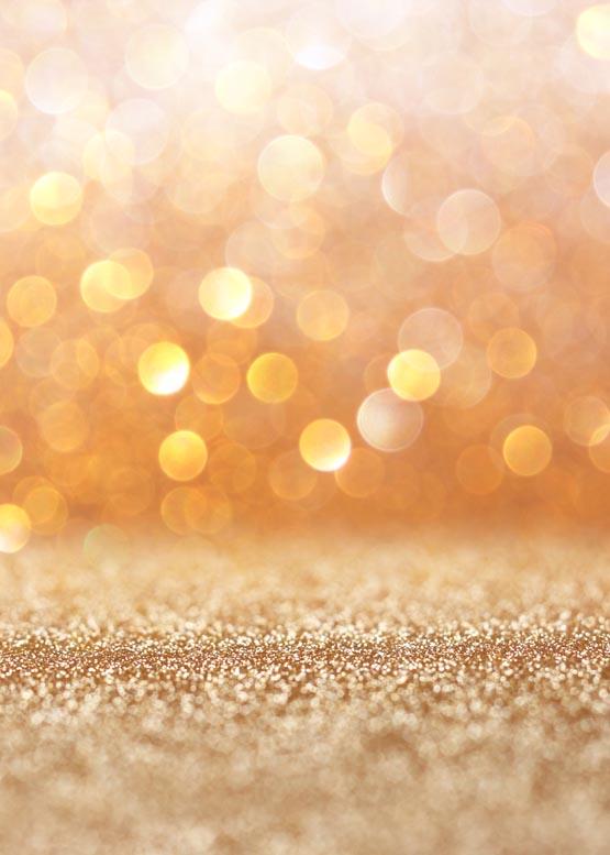 Beautiful Golden Dots Bokeh Portrait Backdrop for Photo Booths S-1157