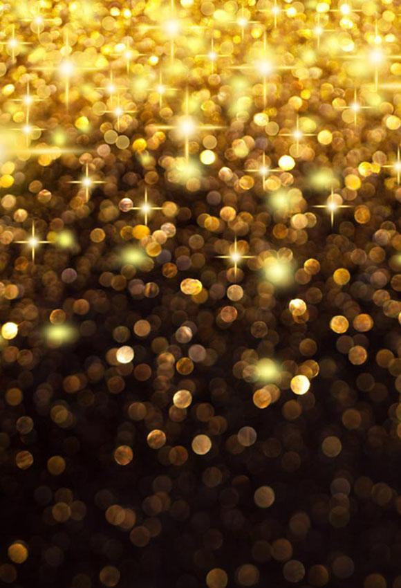 Golden Sparkling Party Photography Backdrops S-2921