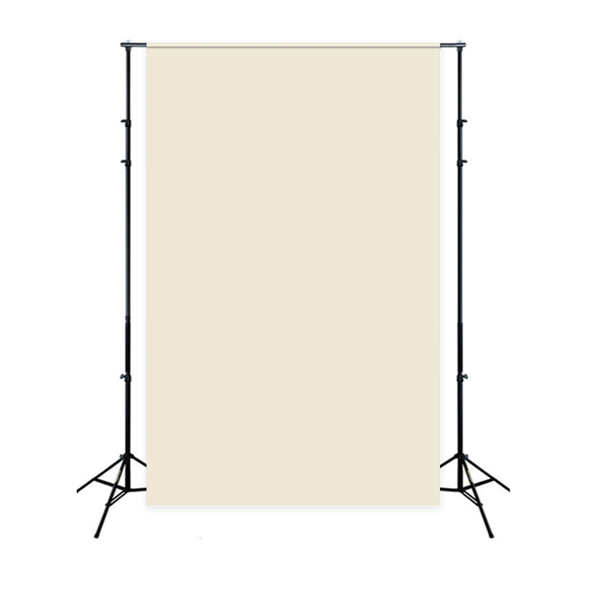 Toile de fond de photographie en couleur unie jaune pâle S7