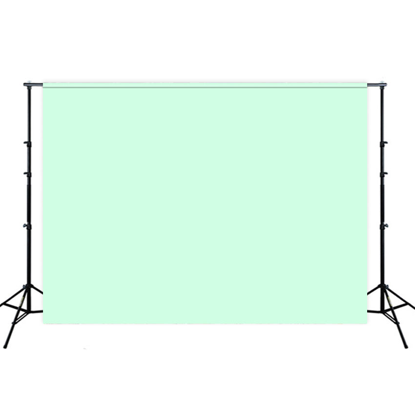 Toile de fond vert menthe de couleur unie pour photomatons SC35