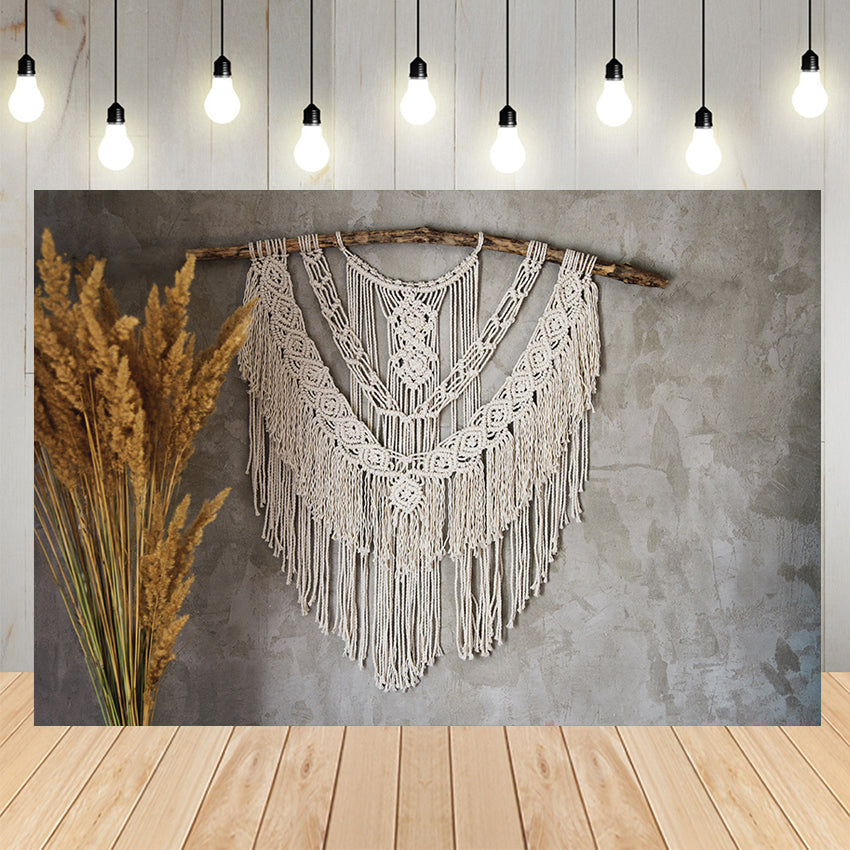 Bohême Macramé Décoration Murale Toile de Fond SH-1014