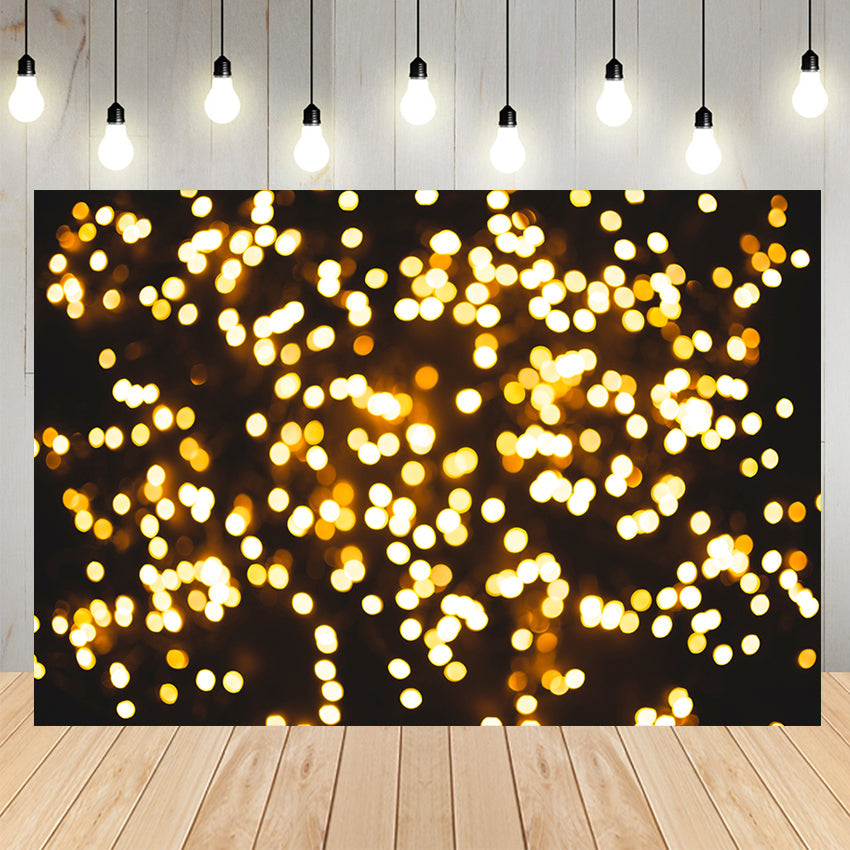 Toile de Fond Photo Bokeh Flou Flou Doré SH-1024