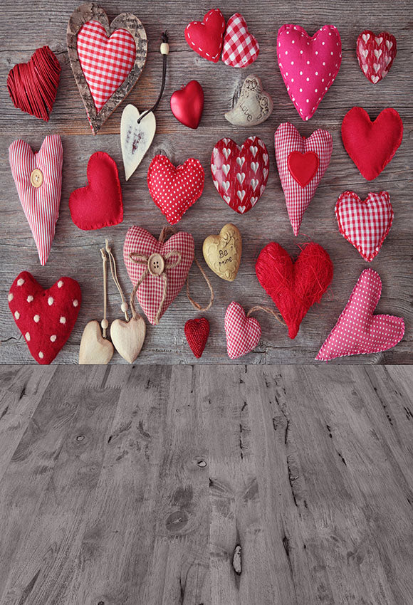 Toile de fond d'amour rouge pour la photographie Sd-2668
