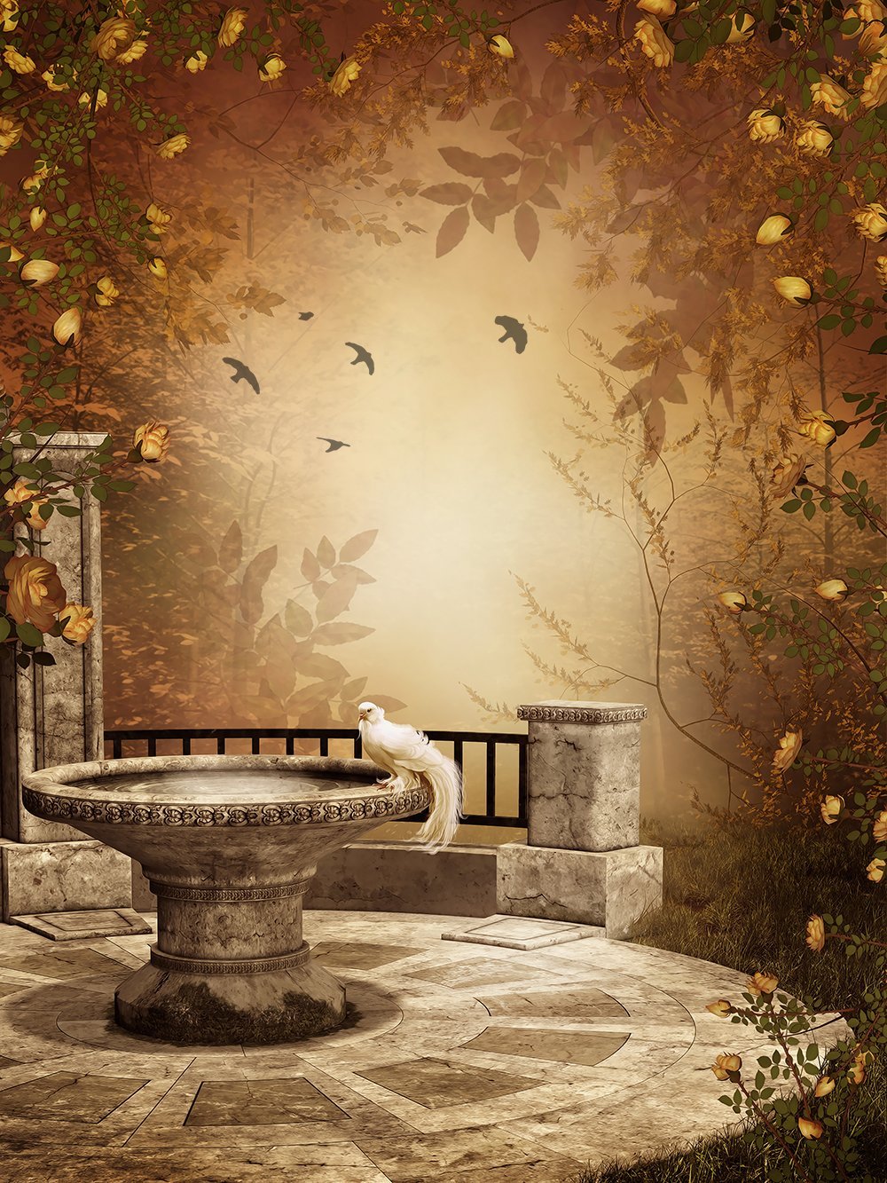 Toile de fond de photographie forêt automne DBD-P19080