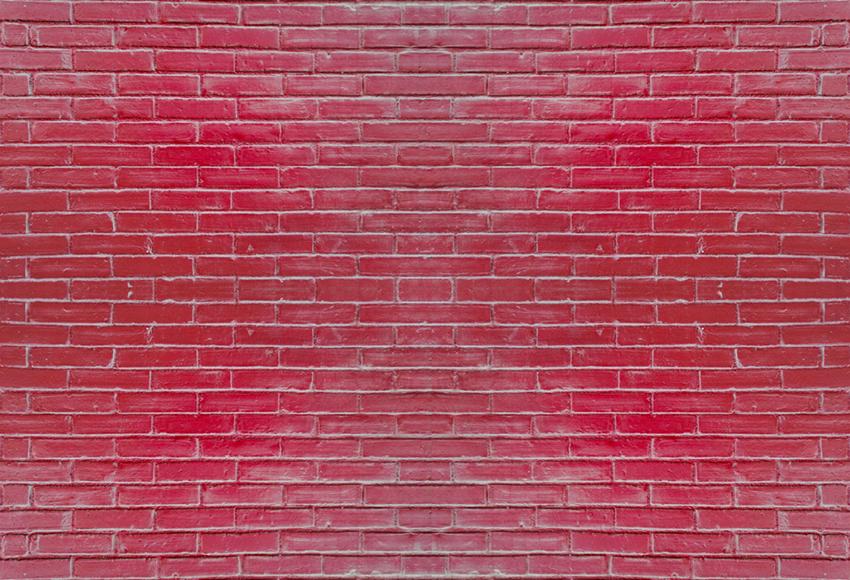 Toile de fond de texture de mur de brique rouge pour la photographie D-248