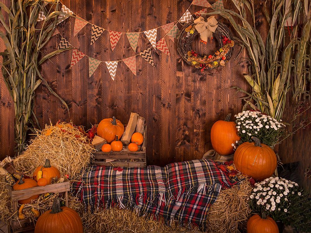Festival Backdrops Halloween Backdrops Happy Halloween Background Farm Warehouse