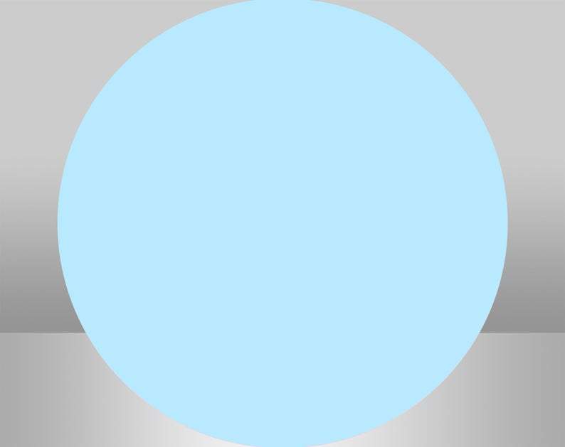 Toile de fond ronde personnalisée pour séance photo