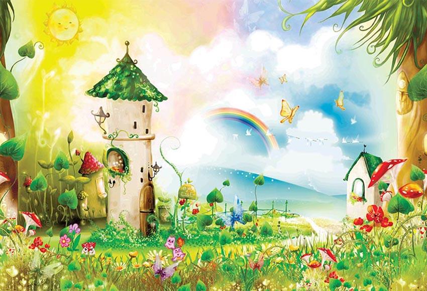 Beautiful Secret Forest Backdrop for Photo Shoot LV-115