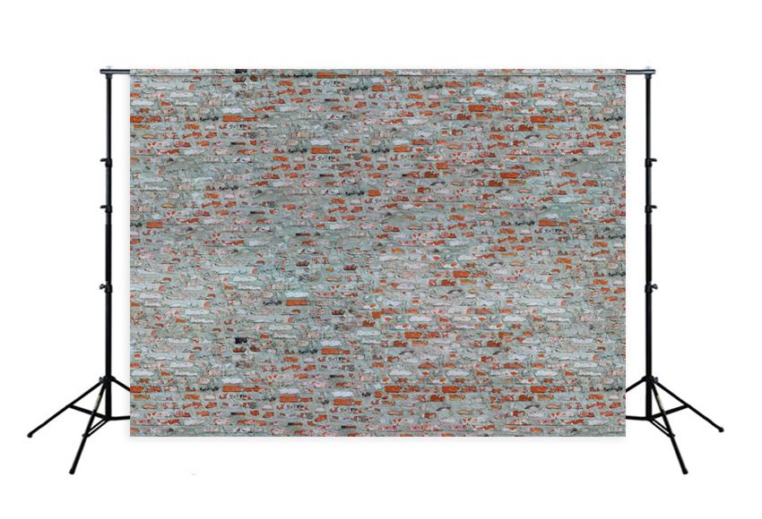 Grunge Red Brick Wall Backdrop for Photo Shoot M267