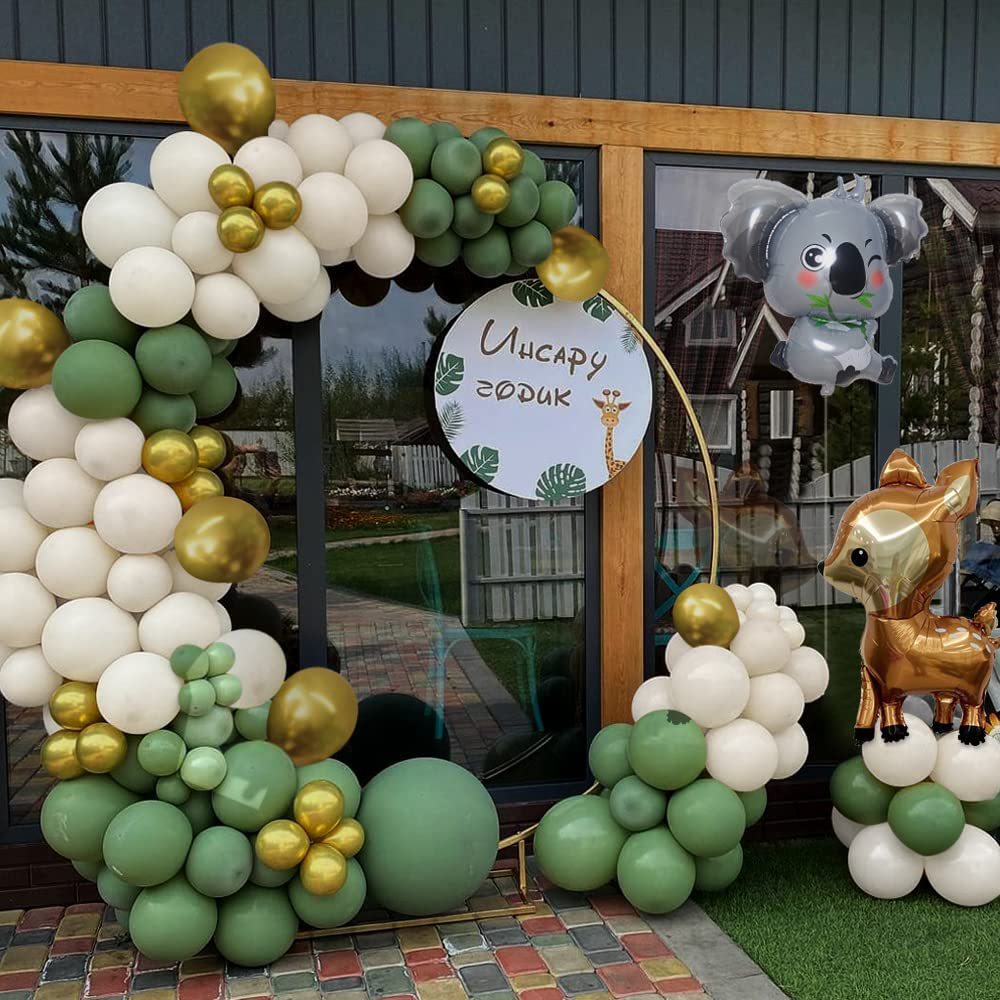 Chaîne de Ballons pour Thème d'Anniversaire Animal Tropical Jungle BA32