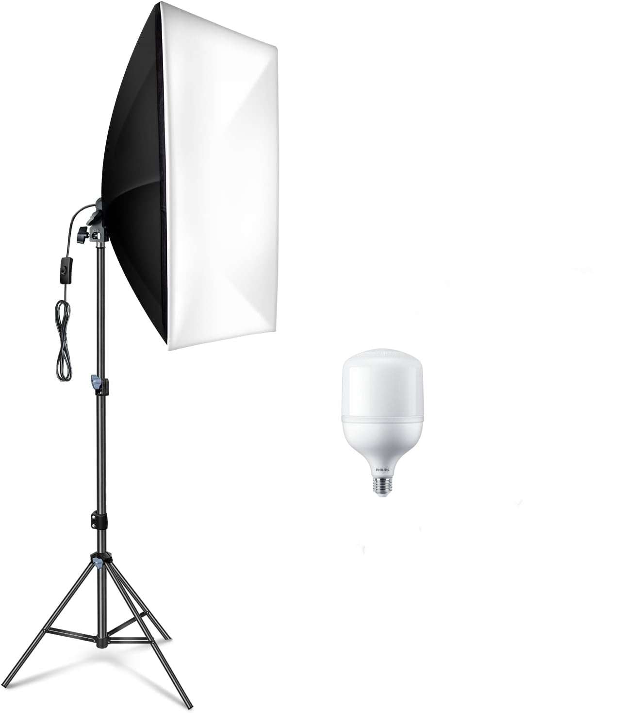 Professionnel Softbox Kit Éclairage 185W Pour La Photographie En Studio BP1690