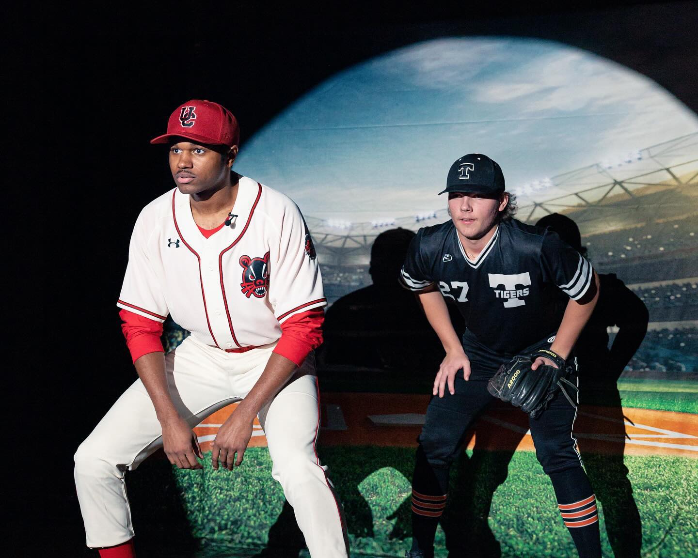 Toile de fond de Terrain de baseball Photo Booth  G-311