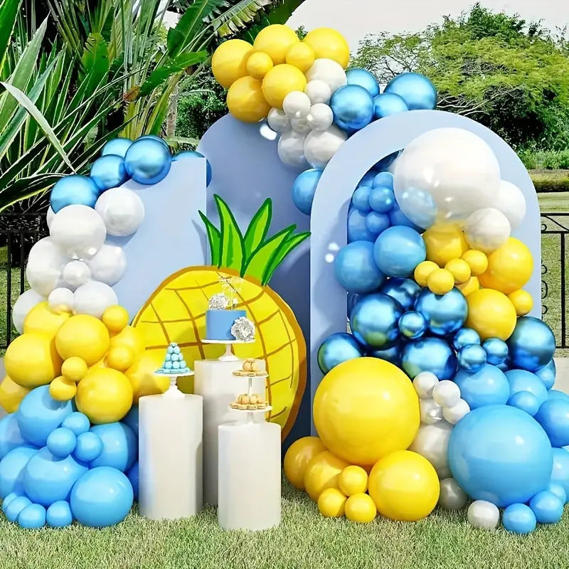 Chaîne de Ballons Bleu Klein pour Décoration de Fête d'Anniversaire ou Mariage BA44