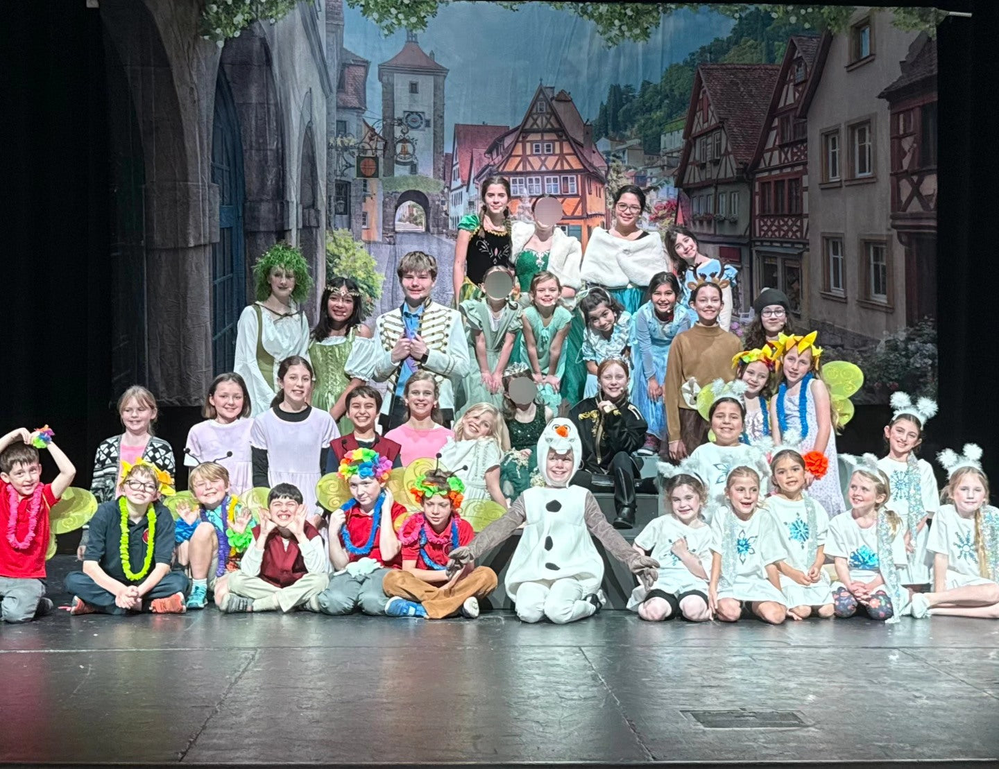 Toile de fond de Belle ville Fleur de printemps pour la photographie G-601