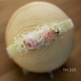 Photographie Nouveau-né Velours Fleur Pearl Coiffe TH2
