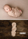 Photographie de nouveau-né Enveloppe de forme en ficelle douce de couleur unie GJ