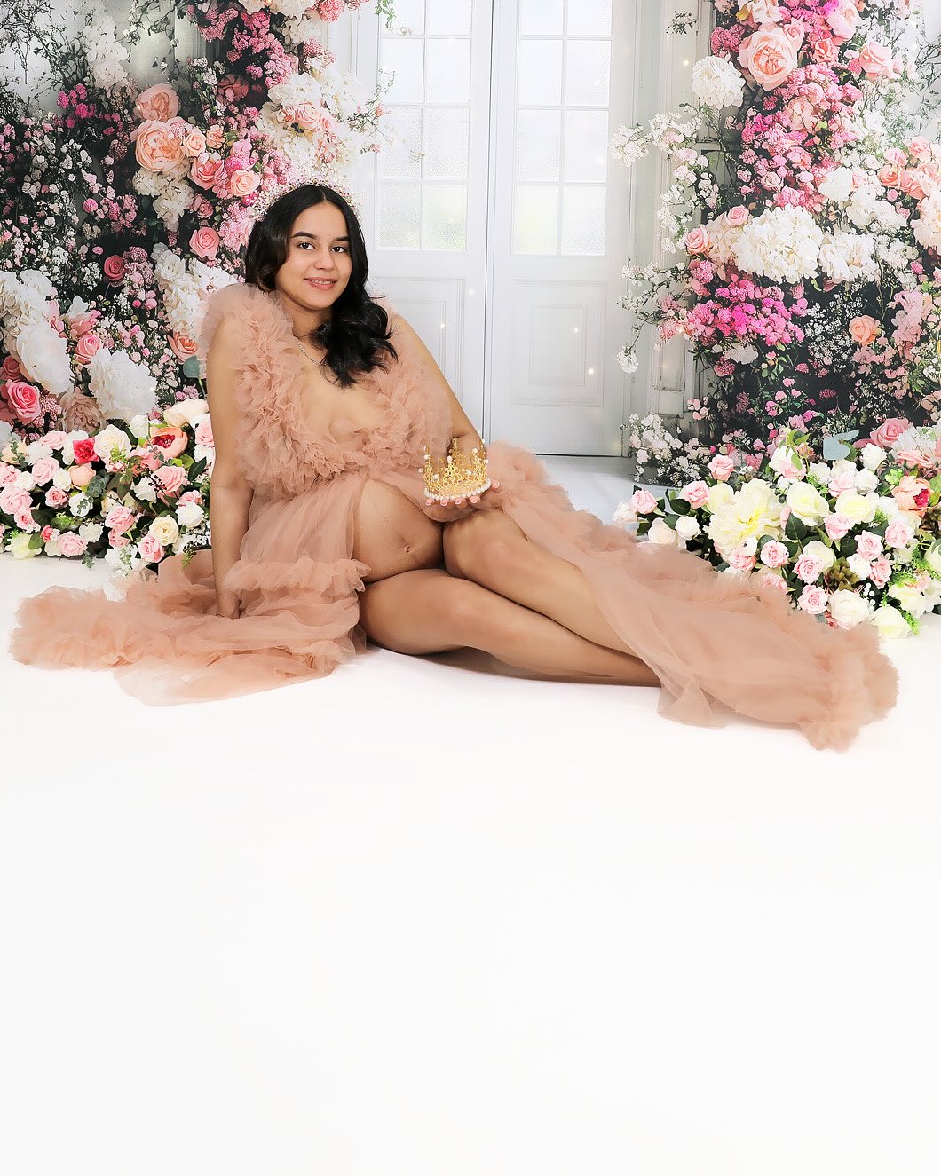 Toile de Fond Fête des Mères Arche Fleurie Vivement Colorée GQ2-163