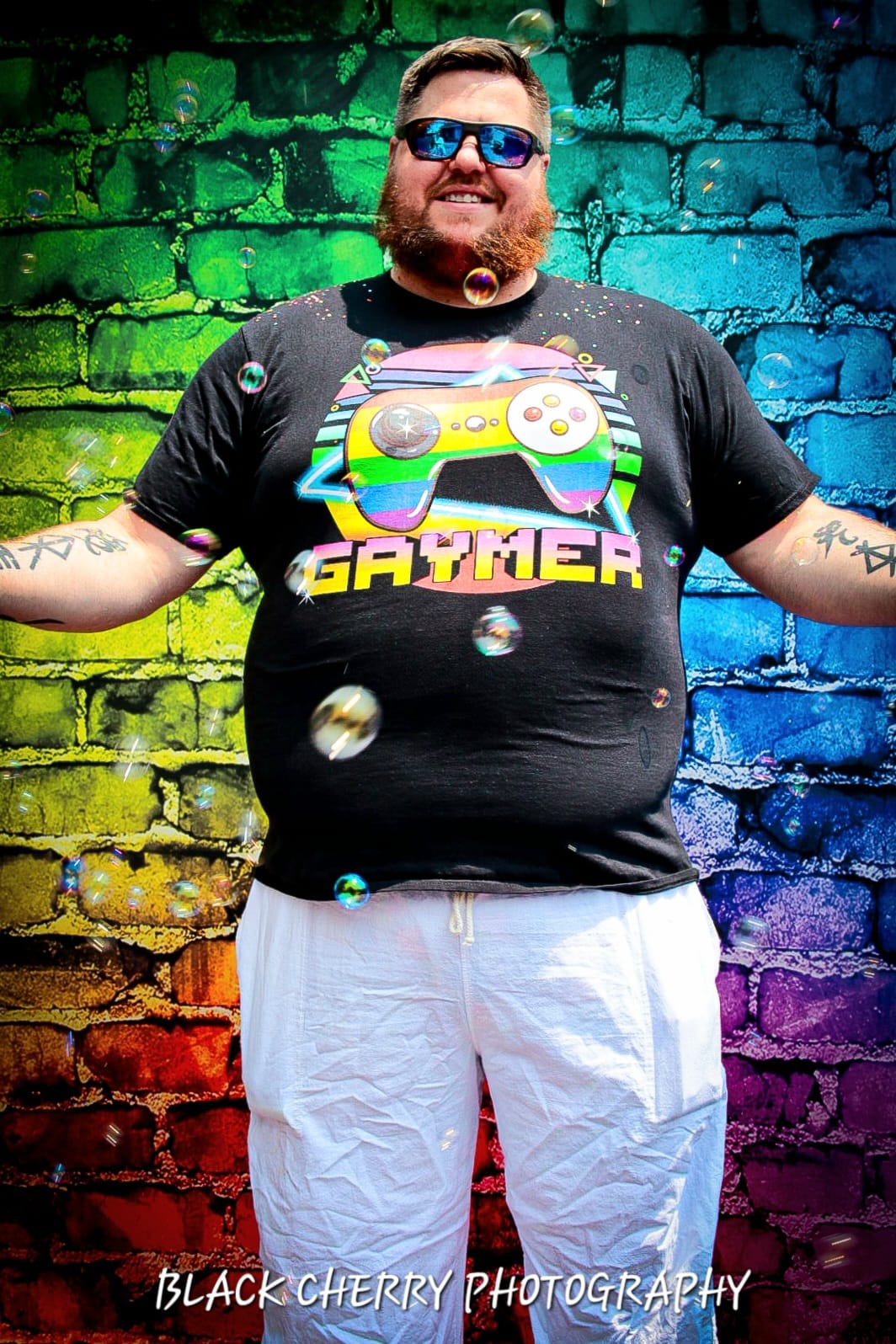 Toile de Fond de mur de Briques Colorées pour la Photographie de Portrait SH679