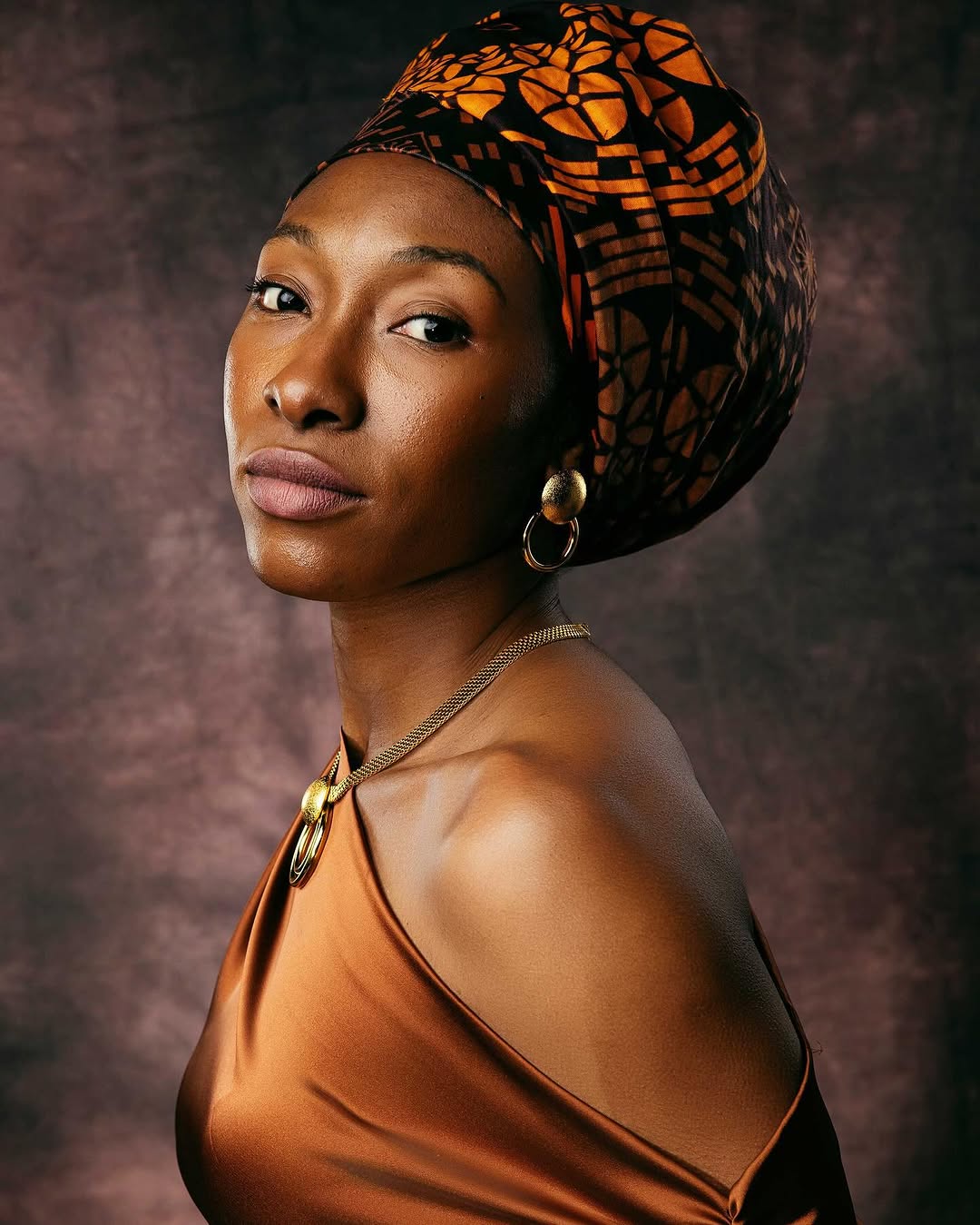 Toile de fond Texturée Abstraite Balayée Marron Vintage MR-2153