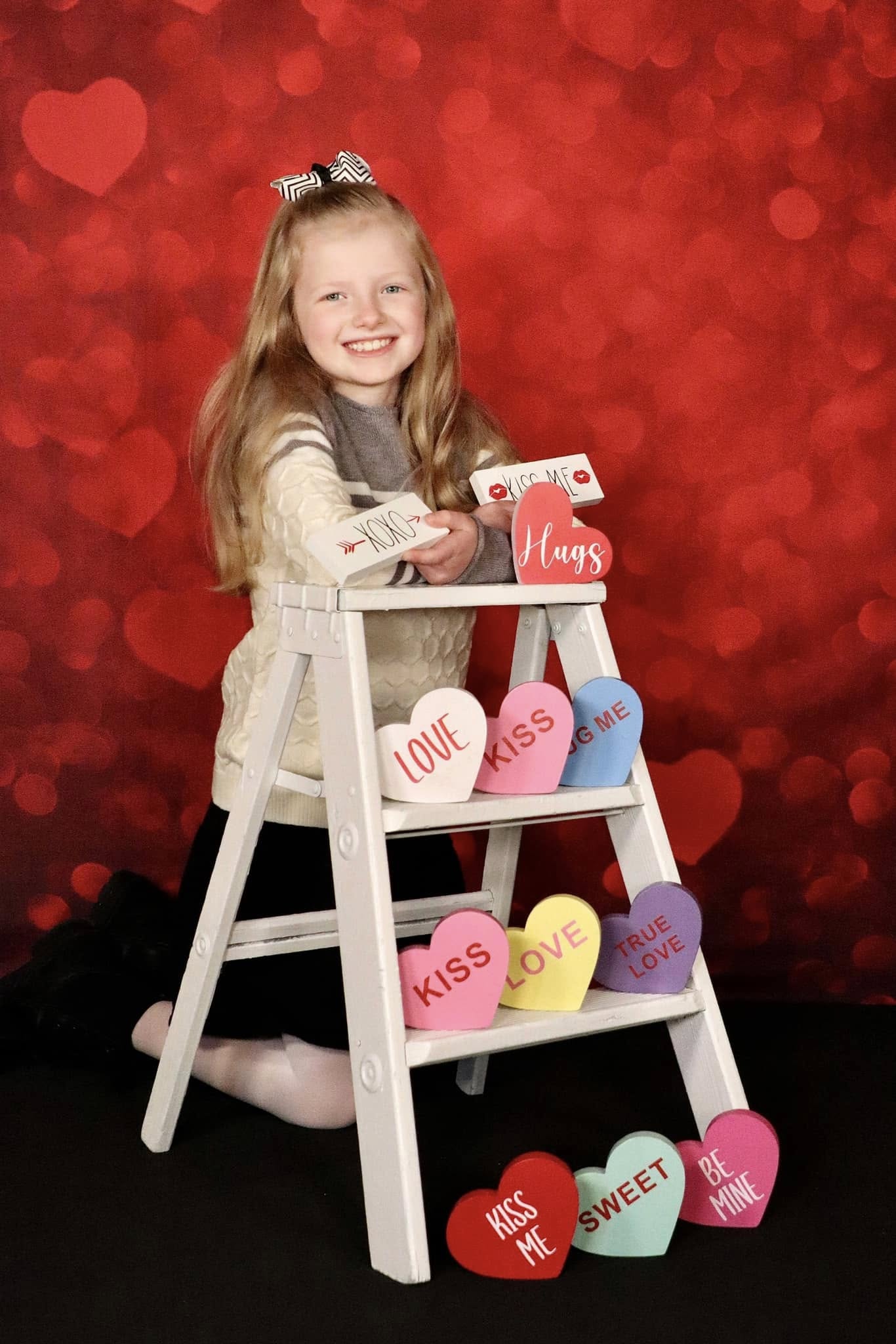 Bokeh Rouge Amour Coeur Saint Valentin Toile de Fond D1040