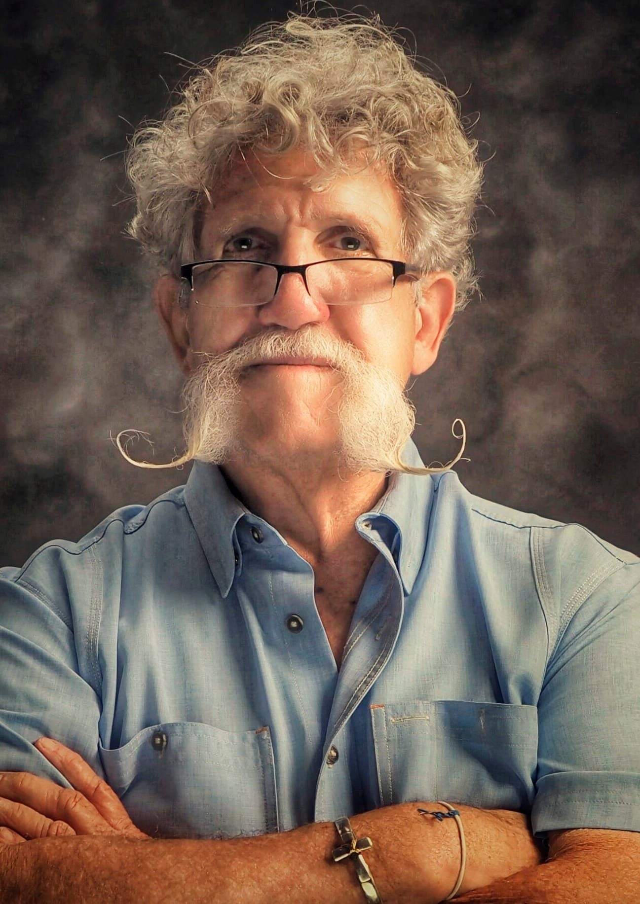 Toile de fond Texturée Abstraite Balayée Marron Vintage MR-2153