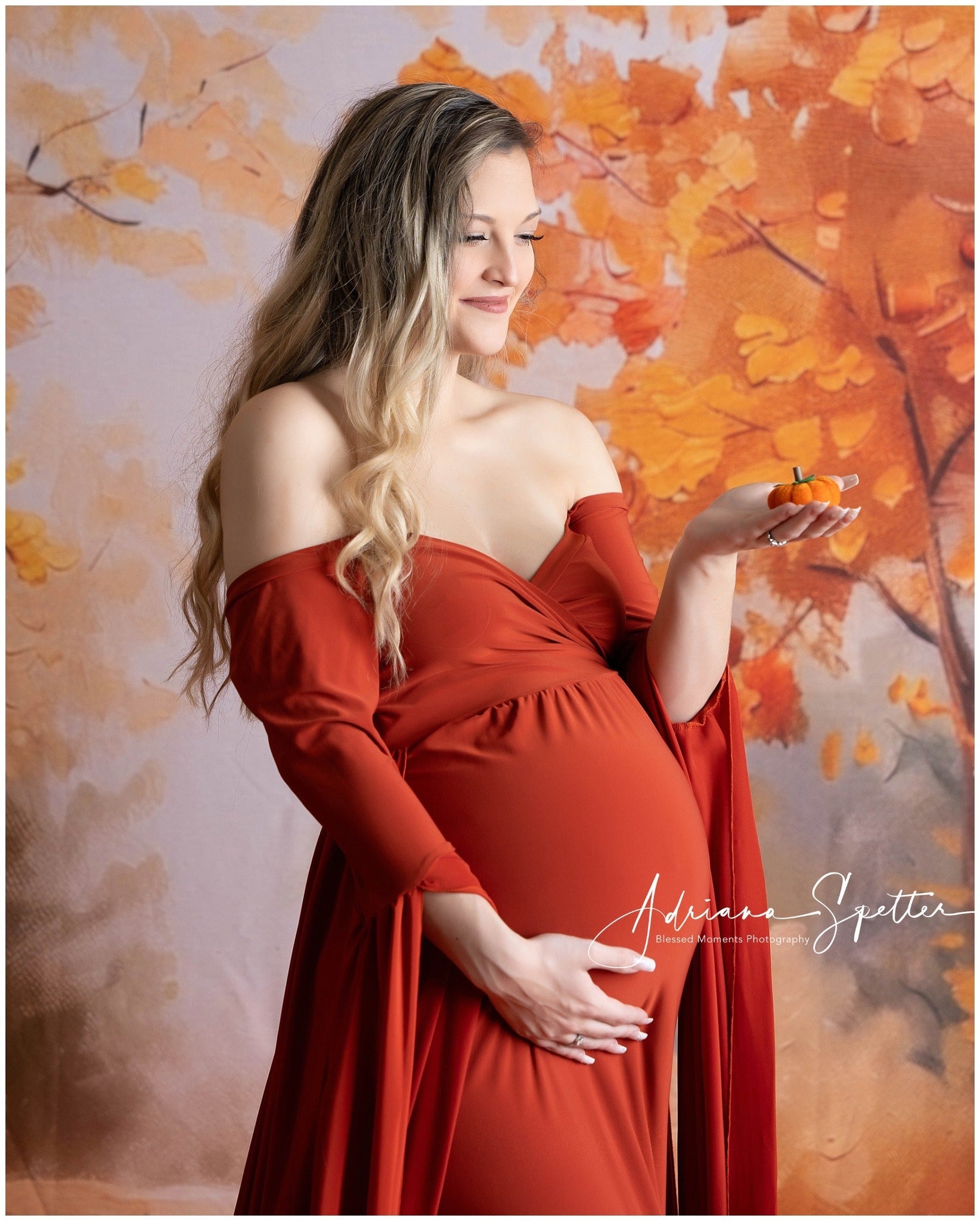 Fond automnal Feuilles d'automne dorées Fond photo automnal MRR10-55