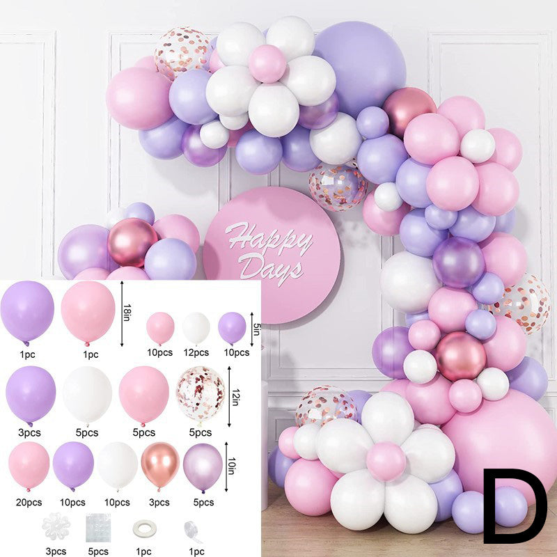 Chaîne de Ballons Marguerite Macaron Colorée BA23