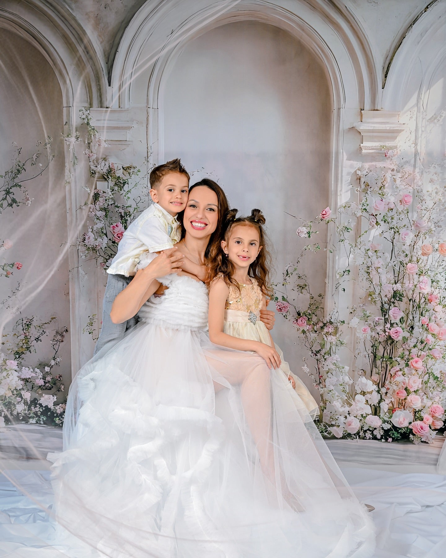 Toile de fond Fête des Mères Roses Roses Épanouies Archway GQ2-183