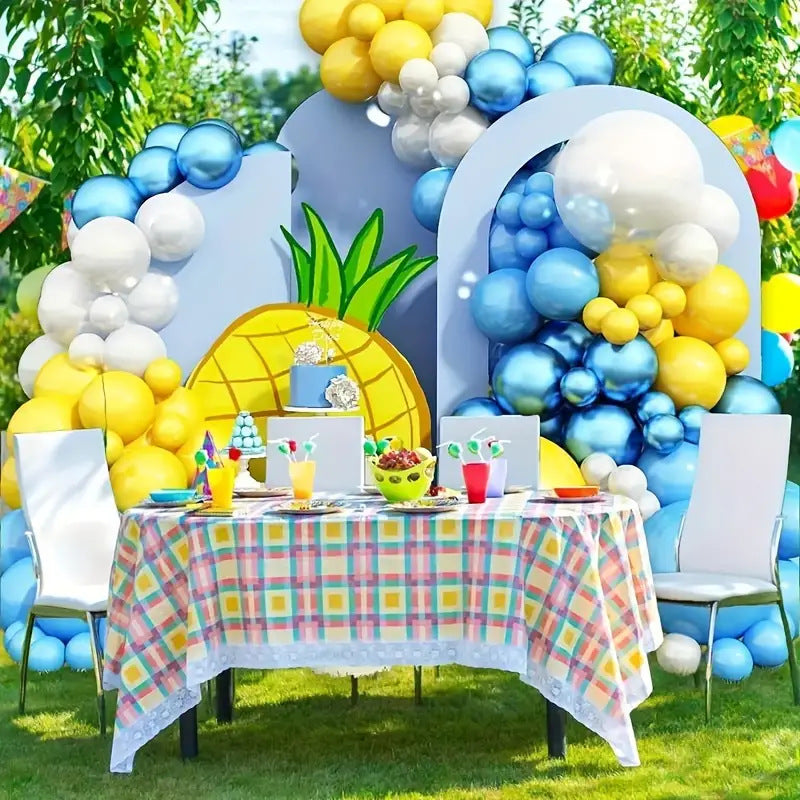 Chaîne de Ballons Bleu Klein pour Décoration de Fête d'Anniversaire ou Mariage BA44