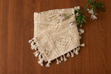 Couverture tricotée Boho pour la photographie de nouveau-nés CL12