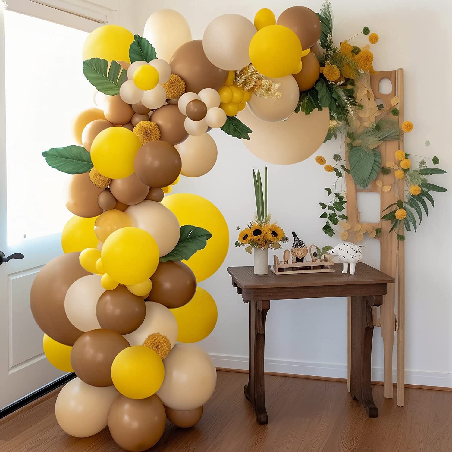 Guirlande de Ballons pour Fête d'Anniversaire Tournesol Vintage BA36